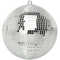 Lot De 24 Boules à Facettes Disco Argentées - Mini Boules Miroir 2 Cm - Décoration Pour Fête, Anniversaire, Mariage, Noël