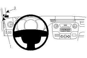 Brodit ProClip 804530 Support de Fixation Montage àGauche, Noir