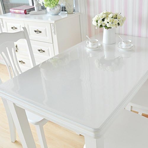 Waterproof Oil-proof High temperature resistance Disposable Thickened pvc table cloth,Plastic tablecloths,Clear plastic tablecloths-A 90x90cm(35x35inch)