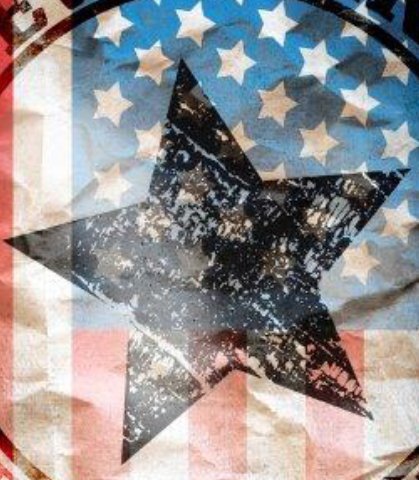 Aminata – coole Teenager-Bettwäsche USA Flagge 135×200 cm Baumwolle Amerika-Motiv amerikanische Bettwäsche USA-Motiv Vintage Jungen Mädchen Teen Star Texasstern - 4