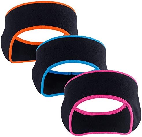 3PCS Fleece Headband Ear Warmer For Women &amp; Men,Ear Muffs - Stay Warm &amp; Cozy With Our Thermal Polar Fleece &amp; Performance Stretch. Perfect For Sports,Ski,Running,Cycling,Daily Wear