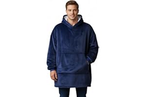 Crystals Oversized Blanket Hoodie for Womens Mens, Fluffy Hoodie Wearable Snuggle Blanket Throw with Pockets, Fleece Hooded Blanket Giant Sweatshirt Robe for Adult Teens