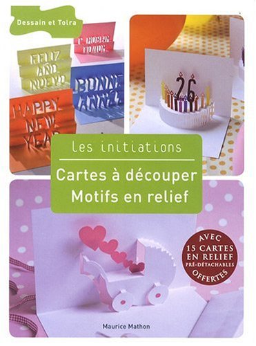 couverture de : Cartes &agrave; d&eacute;couper...... Motifs en relief