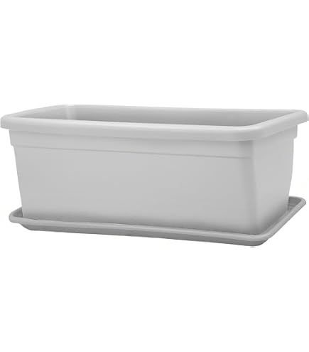 Fioriera ARTEVASI Venezia 40 Cm Antracite - Design Classico Con Sottovaso Incluso