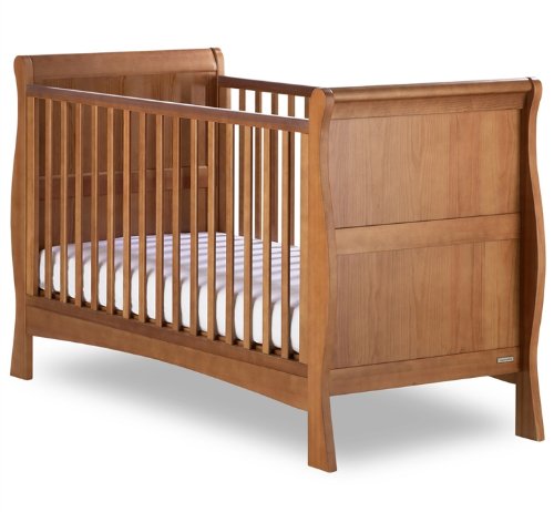 Izziwotnot Bailey Sleigh Cot Bed (Oak)