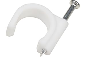 McPower - Kabelschellen | 100er-Pack, weiß, 12 mm