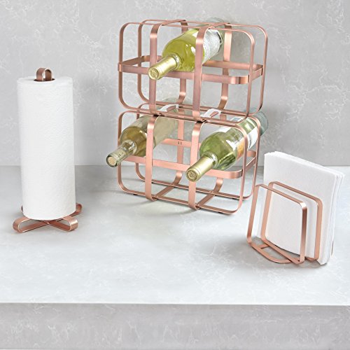 Umbra 1005263-880 Pulse Wine Rack, Weinregal aus Metall, Kupfer - 2