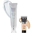 FACESCANADA Celeb Glow Kit | Silver Strobe Cream (30Ml) + Absolute Ivory All Day Hydra Matte Mini Medium Coverage Foundation (15Ml) | Makeup Kit For Women (Combo Pack Of 2)