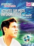 Image de Activités sur poste informatique PGI open ERP version 6.1 Sde B.Pro: Avec CD-ROM élève intégré