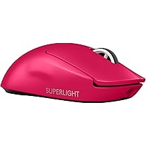 Logitech G PRO X SUPERLIGHT 2c, souris de gaming sans fil, souris Pro-Grade compacte 53 g avec 5 boutons programmables, USB-C, capteur 44K PPP, taux d'interrogation jusqu'à 8 kHz, PC/Mac - Rose