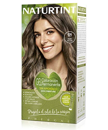 Naturtint. Tinte Sin Amoniaco. Ingredientes Vegetales. 6N Rubio Oscuro. 170 ml