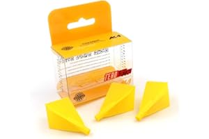 CUESOUL TERO AK4 Dart Flight Forma de estándar, Delgado, Cometa, Diamante, Escudo, Juego de 3 Piezas