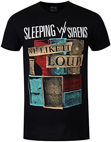 Sleeping With Sirens Men's Stack SWS T-shirt Black