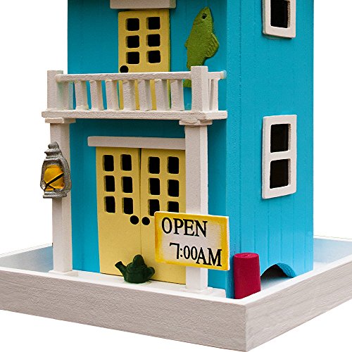 Vogelhäuschen, modern, blau - 3