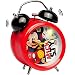 Produktbild Unbekannt LED Licht - Wecker -  Disney - Mickey Mouse  - Kinderwecker Analog - Glocken Alarm - Metall - Kunststoff / Plastik - Mädchen & Jungen - Metallwecker / Nacht..