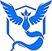 Price comparison product image POKEMON GO - Team MYSTIC Laptop / Car Vinyl Window / Bumper Sticker Decal