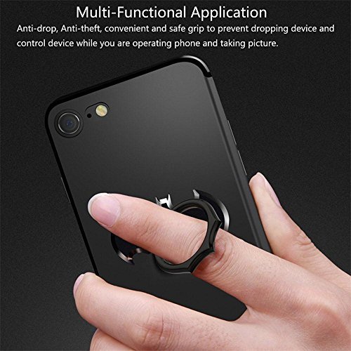 Batman Supporto Stand Universale Telefono delle Cellule, Skitic 360 Â° di Rotazione Finger Ring Stand Holder Stent Per iPhone Huawei Samsung Galaxy smartphone Any Phones anello Mount Cradle Ipad Tablet - Nero