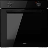 Cecotec Horno Integrable Bolero Hexa C126000 Black A. 2800 W, 77 L de capacidad, 4 funciones, Steam Assist, Steam EasyClean,