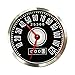 Produktbild Wanduhr Ohne Tickgeräusche Männer Jungen Kinder Kreative Geschenke Lautlos Vintage Uhren Wie Der Tachometer im Ford Mustang Retro Funkwanduhr für Büro Zuhause Wandkunst aus Aluminium Durchmesser 30 cm