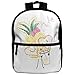 Produktbild HOJJP Child Girl Awesome Summer Juice Pineapple Patterns Printed Backpack School Bag