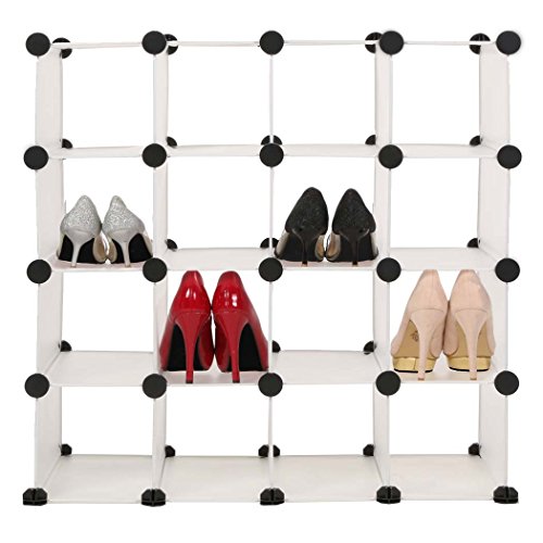 Preisvergleich Produktbild Teamyy DIY Schuhschrank Schuhablage Schuhregal Schuhständer Steckregal Transparent