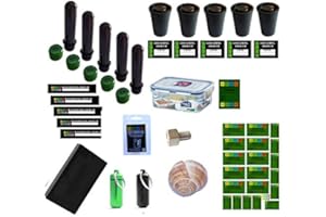 GEO-VERSAND 38-Piece Geocaching Container Package Set - Nano Hiding Place Petling Logbook Micro