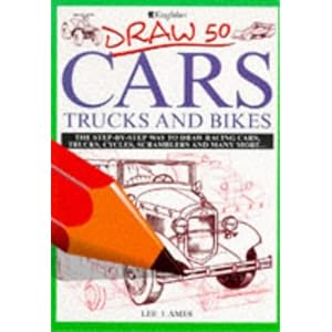 Draw 50 Cars, Trucks and Bikes
