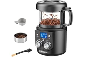 CAFEMASY Coffee Roaster Machine for Home-Use - Electric Small Hot Air Coffee Bean Roaster Machine for Coffee Bean Baking (LCD Display)