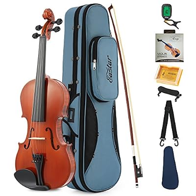 Eastar Violon 4/4 avec Etui, Accordeur, Epaulière, Archet et Colophane