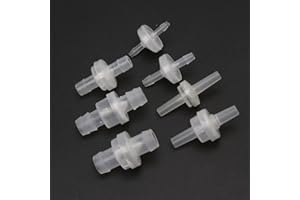 TOOLOFLIFE One Way Non-Return Valve Check Valves for Fuel Diesel Gas Liquid Water (8mm)