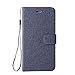 Produktbild Sony Xperia L1 PU Leather Case, Leder Tasche Sony Xperia L1, Xperia L1 Handy Case Hülle, SpiritSun PU Lederhülle Leder Tasche Case Cover Schutz Etui Schale Muster Schmetterling-Prägung Design Backcover Flip Cover Wallet Hardcase im Bookstylefür das Original Sony Xperia L1(5.5 Zoll)-Schwarz