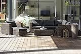 Massives Polyrattan-Geflecht für lange Haltbarkeit, SGS-geprüfte UV-Beständigkeit, einfache Reinigung mit Wasser und Seife