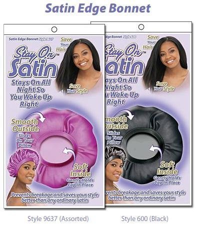 Stay On Large Satin Edge Bonnet Assorted Colors by SPARTAN BRANDS, INC.