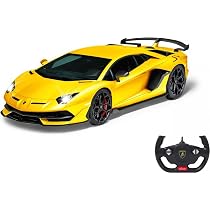 Modellino Auto Telecomandata JAMARA Lamborghini Aventador SVJ 1:14, Bianco, Luci LED, Fino A 11 Km/h, Telecomando 2.4 GHz
