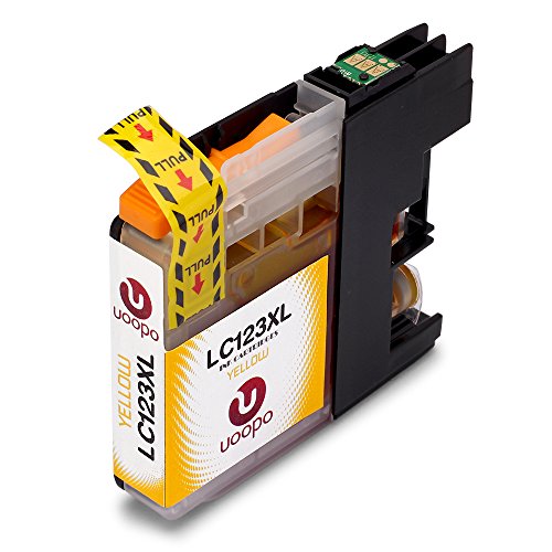 Uoopo Kompatibel Ersatz für Brother LC123 Tintenpatronen, Multipack Patrone Use for Brother MFC-J470DW MFC-J4510DW MFC-J870DW DCP-J552W MFC-J6520DW MFC-J6920DW MFC-J6720DW DCP-J132W DCP-J4110DW MFC-J4610DW MFC-J4410DW DCP-J152W DCP-J172W DCP-J752W MFC-J650DW MFC-J4710DW Drucker.(6 Schwarz,3 Cyan 3 Magenta 3 Gelb) - 6