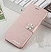 Price comparison product image Slim PU Leather Wallet Flip elegant fashion Case Cover plug-in card Stand function (iPhone 7, Pink)