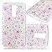 Produktbild LG K8 Hülle, SpiritSun Transparent Handy Hülle für LG K8 Weich TPU Silikon Schutzhülle Niedlichen Muster Schale Tasche Ultradünnen Etui Anti-stoß Kratzfeste Case Cover - Rose Blume