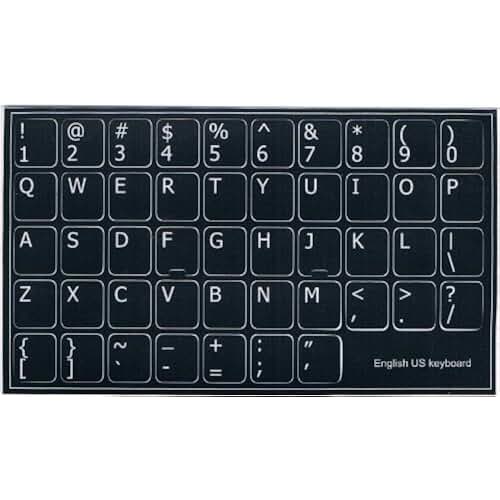 Amazon.co.uk adhesive keyboard letters