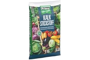 ERDENWERK GREGOR ZIEGLER GMBH Prima Kalkstickstoff 5 kg - für geruchsarme Kompostierung. Mehrwirkungsdünger für Bodendruchtbarkeit.