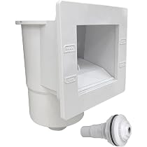 Steinbach Skimmer Accessoire Aspiration Plaque S1 Blanche - 160 Mm Pour Piscine