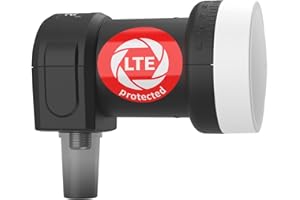 DUR-line + Ultra Single LNB - 1 odbiornik czarny - z filtrem LTE [ test bardzo dobry *] 1-krotny, cyfrowy, Full HD, 4K, 3D, jakość premium