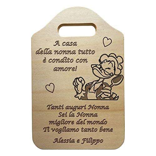 liere Decorativo In Legno Personalizzabile Idea Regalo Originale Per Compleanno Nonna Regalo Personalizzato Festa Della Mamma Regali Di Natale O La Festa Dei Nonni Amazon It Handmade