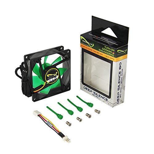 Nanoxia Deep Silence 80 mm - 1.200 U/min Carcasa del Ordenador Ventilador - Ventilador de PC (Carcasa del Ordenador, Ventilador, 8 cm, 700 RPM, 1200 RPM, 6,8 dB)