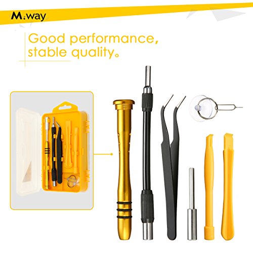 Mini-Schraubendreher-Set, M.Way 108-in-1 Set Präzisions-Werkzeug Schraubenzieher Torx Kreuzschlitz Reparatur-Satz Feinmechanik für PC Notebook Smartphone Handy und andere elektronische Produkte - 2