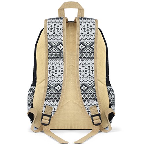 Plambag Sac à dos Cartable pour Femme Fille Enfant Sac en toile Pour Voyages, Ecoles, Randonnées