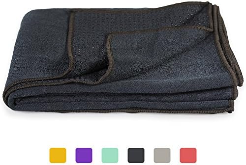 Ekotex Yoga Towel Mat (Noir)