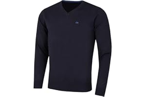Calvin Klein Herren Pullover mit V-Ausschnitt - Navy - L.