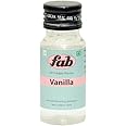 Fab Oil Soluble Vanilla Flavor 30ml Pack for Making Sweet, Cookie, Ice Cream, Cake, Cupcake Dessert Icing Brownies Baking Juice Pudding Frosting Tea-Cake