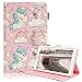 Produktbild Hülle für Samsung Galaxy Tab E 9.6, 3D Kinder Glitzer Bling PU Leder Weiches TPU Inner, Ständer Smart Cover für Samsung Galaxy Tab E 9.6-Zoll SM - T560/SM- T561, Rosa Einhorn