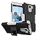 Produktbild SsHhUu Huawei Honor 7 Hülle, Premium Rugged Stoßdämpfung & Staubabweisend Kompletter Schutz Hybrid-Koffer mit Ständer Telefon Kasten für Huawei Honor 7 (5.2") Weiß